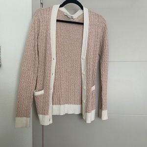 Pale pink cardigan